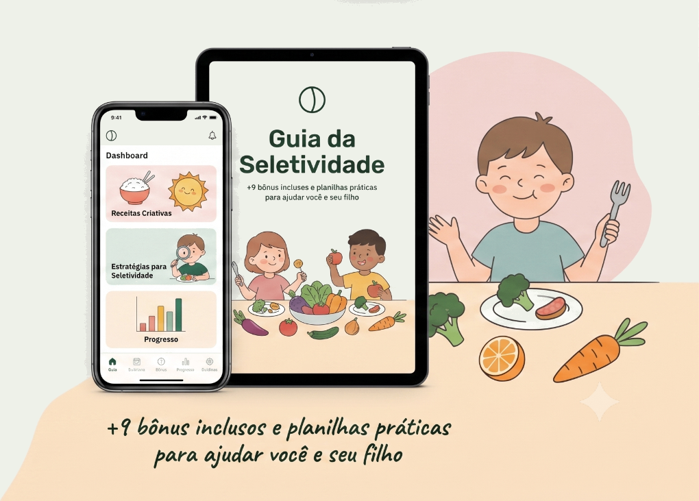 Ilustração do Guia da Seletividade — mini app e bônus